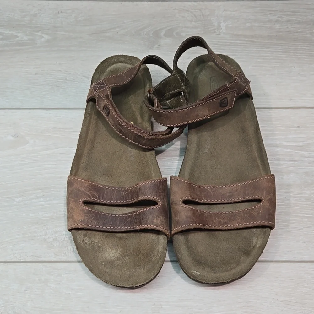 Keen Women's Ankle Leather Sandals shoes sz 7.5